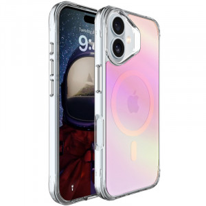 TPU+PC чехол Space Pure Rainbow Magnetic Safe для Apple iPhone 17 (6.3")