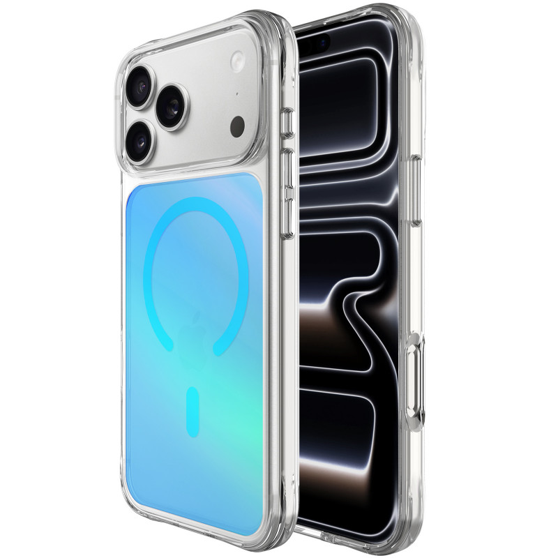 TPU+PC чехол Space Pure Rainbow Magnetic Safe для Apple iPhone 17 Pro Max (6.9") (Blue) в магазине vchehle.ua