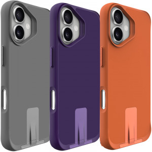 TPU+PC чехол Space Taurustar Magnetic safe with kickstand для Apple iPhone 16 (6.1")
