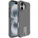 TPU+PC чохол Space Taurustar Magnetic safe with kickstand на Apple iPhone 16 (6.1") (Gun Metal)