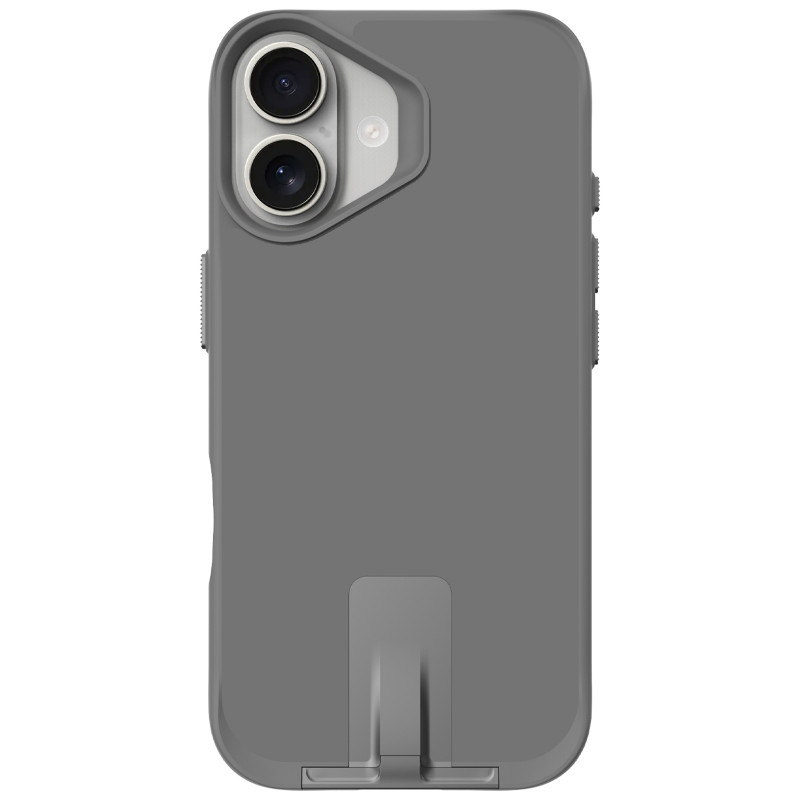 Фото TPU+PC чохол Space Taurustar Magnetic safe with kickstand на Apple iPhone 16 (6.1") (Gun Metal) в маназині vchehle.ua