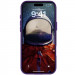 TPU+PC чохол Space Taurustar Magnetic safe with kickstand на Apple iPhone 16 Pro (6.3") (Deep Purple) в магазині vchehle.ua