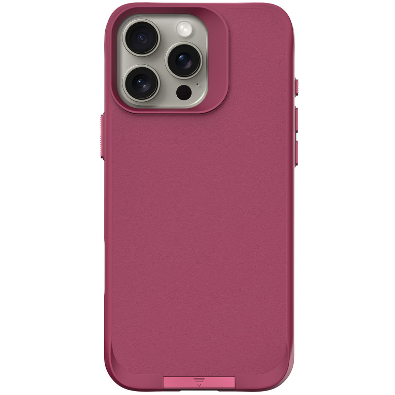 Фото TPU+PC чохол Space Taurustar Magnetic safe with kickstand на Apple iPhone 16 Pro (6.3") (Wine Red) в маназині vchehle.ua