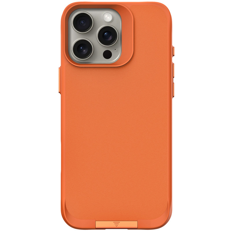 Фото TPU+PC чехол Space Taurustar Magnetic safe with kickstand для Apple iPhone 16 Pro Max (6.9") (Orange) в магазине vchehle.ua