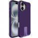 TPU+PC чохол Space Taurustar Magnetic safe with kickstand на Apple iPhone 17 (6.3") (Deep Purple)