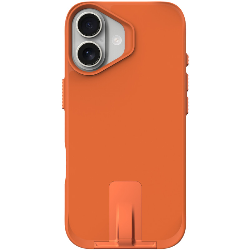 Фото TPU+PC чохол Space Taurustar Magnetic safe with kickstand на Apple iPhone 17 (6.3") (Orange) в маназині vchehle.ua