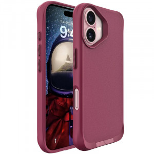 TPU+PC чехол Space Taurustar Magnetic safe with kickstand для Apple iPhone 17 (6.3")