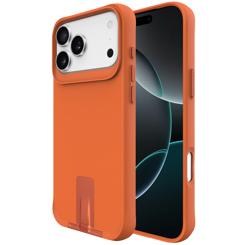 TPU+PC чохол Space Taurustar Magnetic safe with kickstand на Apple iPhone 17 Pro Max (6.9") (Orange) в магазині vchehle.ua
