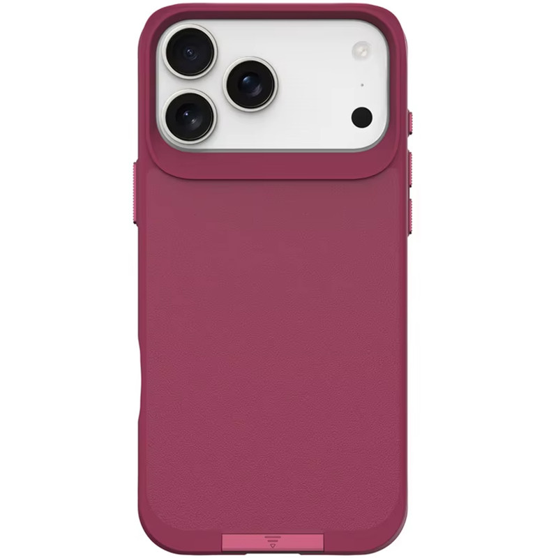 Фото TPU+PC чохол Space Taurustar Magnetic safe with kickstand на Apple iPhone 17 Pro Max (6.9") (Wine Red) на vchehle.ua