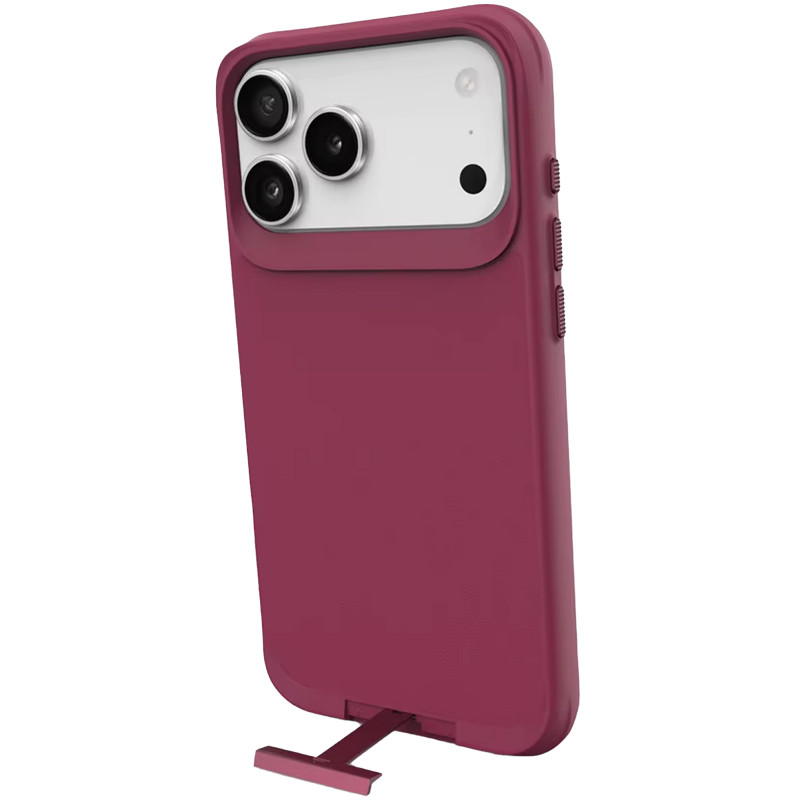 TPU+PC чохол Space Taurustar Magnetic safe with kickstand на Apple iPhone 17 Pro Max (6.9") (Wine Red) в магазині vchehle.ua