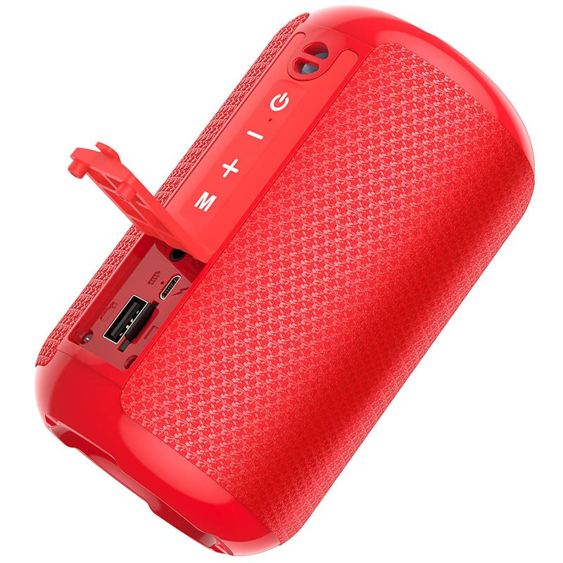 Фото Уценка Bluetooth Колонка Hoco HC1 Trendy Sound (Поврежденная упаковка / Красный) на vchehle.ua
