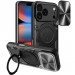Фото Ударопрочный чехол Bracket case with Magnetic для Apple iPhone 17 Pro (6.3") (Black) на vchehle.ua