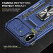 Замовити Удароміцний чохол Camshield Army Ring на Apple iPhone X / XS (5.8") (Синій / Navy) на vchehle.ua