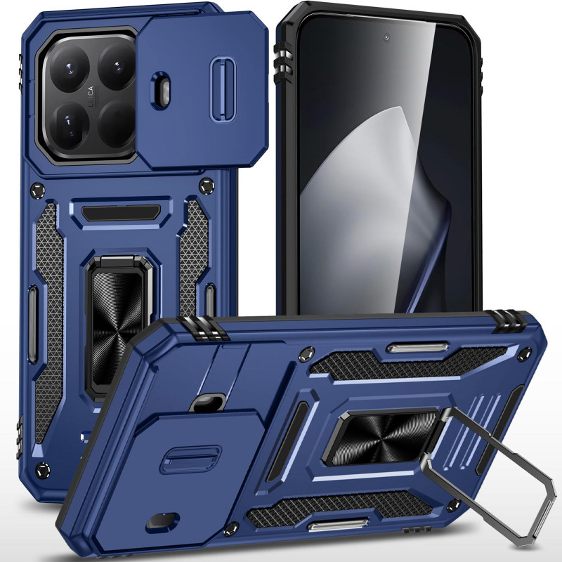 Удароміцний чохол Camshield Army Ring на Xiaomi 15T Pro (Синій / Navy)