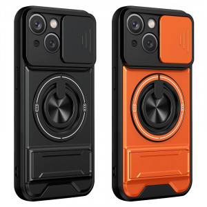 Ударопрочный чехол Camshield StandRing case для Apple iPhone 13 (6.1")