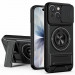 Ударопрочный чехол Camshield StandRing case для Apple iPhone 13 (6.1") (Black)