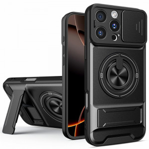 Ударопрочный чехол Camshield StandRing case для Apple iPhone 16 Pro (6.3")