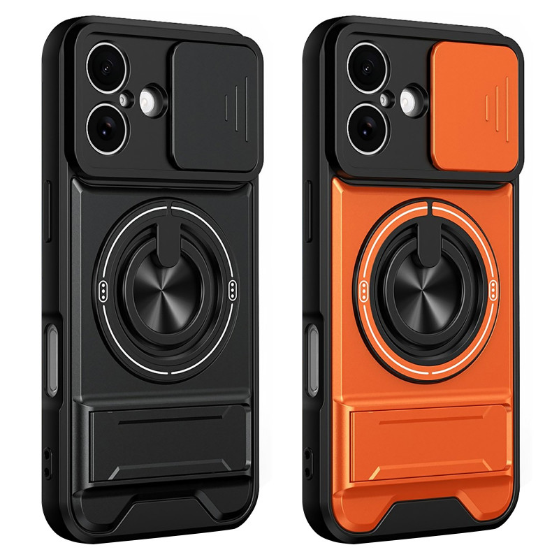 Удароміцний чохол Camshield StandRing case на Apple iPhone 17 (6.3")