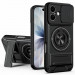 Удароміцний чохол Camshield StandRing case на Apple iPhone 17 (6.3") (Black)