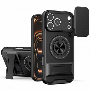 Ударопрочный чехол Camshield StandRing case для Apple iPhone 17 Pro (6.3")