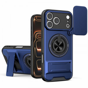 Удароміцний чохол Camshield StandRing case на Apple iPhone 17 Pro Max (6.9")