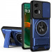 Ударопрочный чехол Camshield StandRing case для Motorola Edge 50 Fusion (Blue)