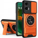 Ударопрочный чехол Camshield StandRing case для Motorola Edge 50 Fusion (Orange)
