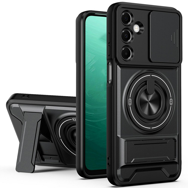 Ударопрочный чехол Camshield StandRing case для Samsung Galaxy A17 4G/5G / A26 5G (Black)