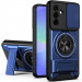 Ударопрочный чехол Camshield StandRing case для Samsung Galaxy A36 5G (Blue)