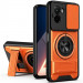 Ударопрочный чехол Camshield StandRing case для Xiaomi Poco X7 Pro (Orange)