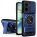 Удароміцний чохол Camshield StandRing case на Xiaomi Redmi A5 / Poco C71 (Blue)