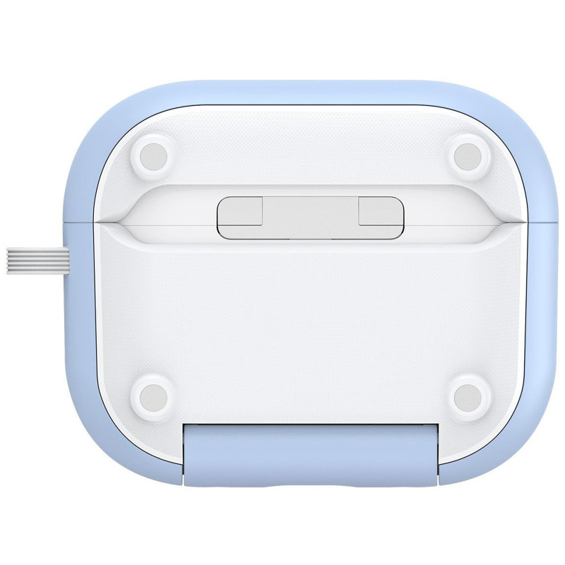 Фото Ударопрочный футляр Dux Ducis Armor Series для AirPods Pro 3 (White / Blue) в магазине vchehle.ua
