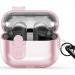Фото Ударопрочный футляр Dux Ducis Transparent Case для Samsung Galaxy Buds 3 / 3 Pro (Pink) на vchehle.ua