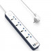 Удлинитель WIWU S007 Power Strip PD20W (2USB-A/2C/4xSocket) (2m)