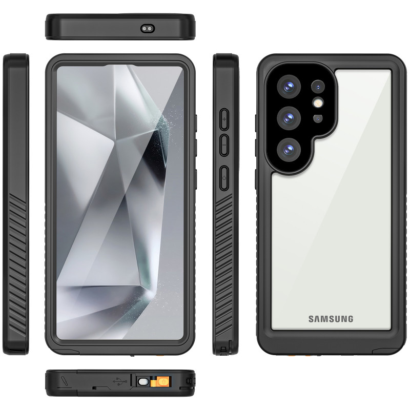 Фото Водонепроникний чохол Shellbox на Samsung Galaxy S25 Ultra (Чорний) в маназині vchehle.ua