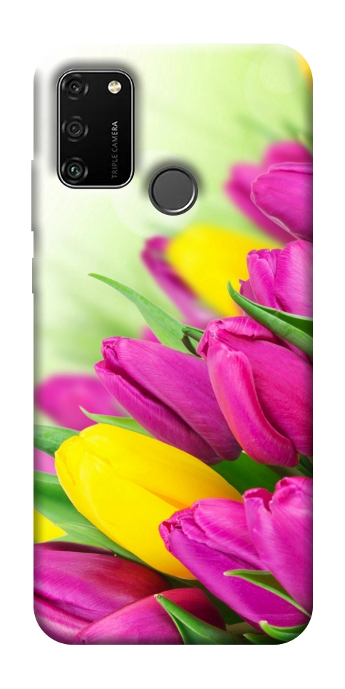 Чехол Красочные тюльпаны для Huawei Honor 9A