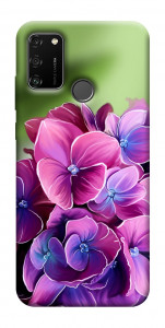 Чохол Мереживна гортензія для Huawei Honor 9A
