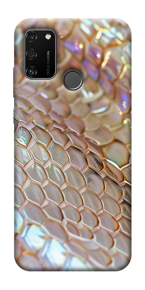 Чехол Gold snake skin для Huawei Honor 9A