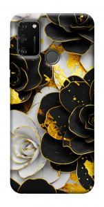 Чохол Flower black-white для Huawei Honor 9A