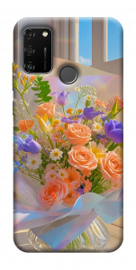 Чохол Яскравий букет для Huawei Honor 9A