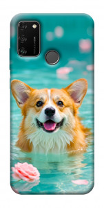 Чохол Swimming corgi для Huawei Honor 9A