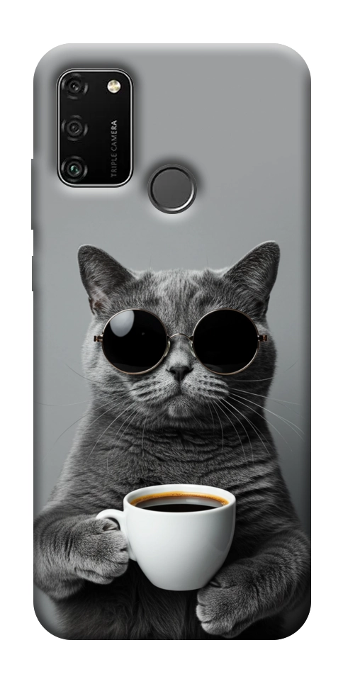 Чехол Grey cat coffee для Huawei Honor 9A