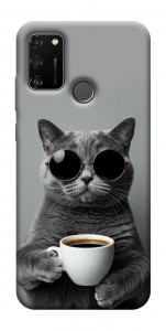 Чохол Grey cat coffee для Huawei Honor 9A
