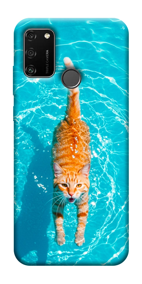 Чехол Cat swimming для Huawei Honor 9A