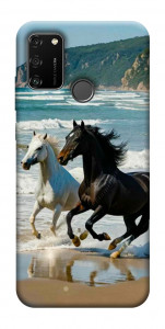 Чохол Beach Horses для Huawei Honor 9A