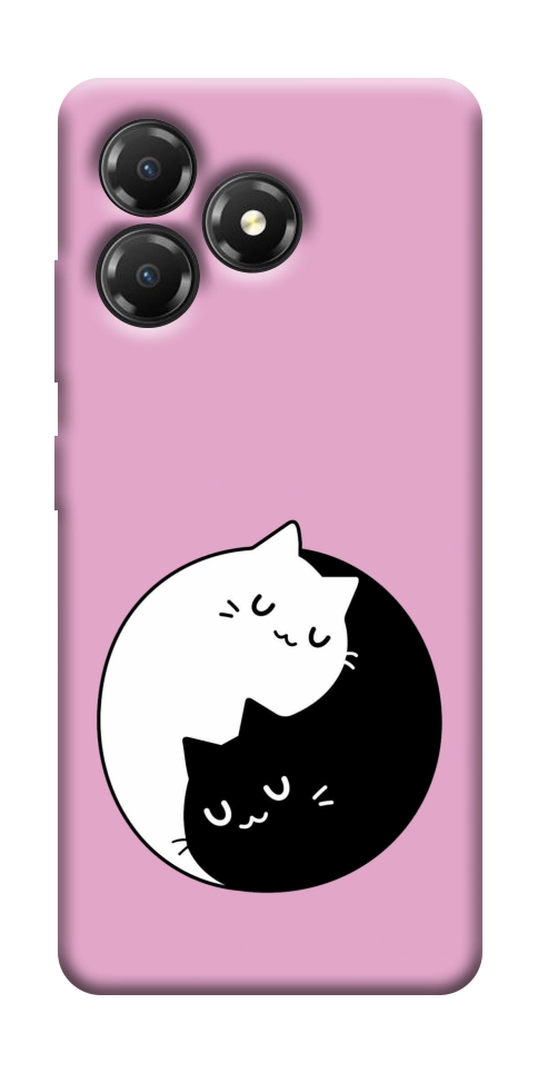 Чехол Коты инь-янь для ZTE Blade A36