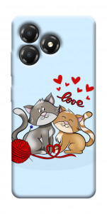 Чехол Два кота Love для ZTE Blade A36
