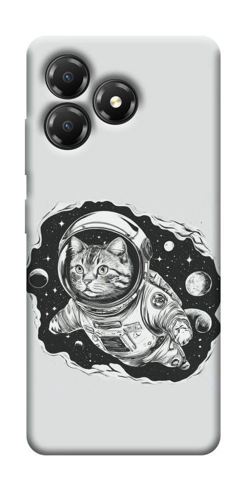 Чехол Кот космонавт для ZTE Blade A36