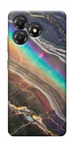 Чехол Радужный мрамор для ZTE Blade A36