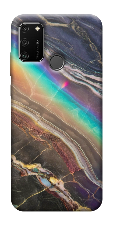 Чехол Радужный мрамор для Huawei Honor 9A